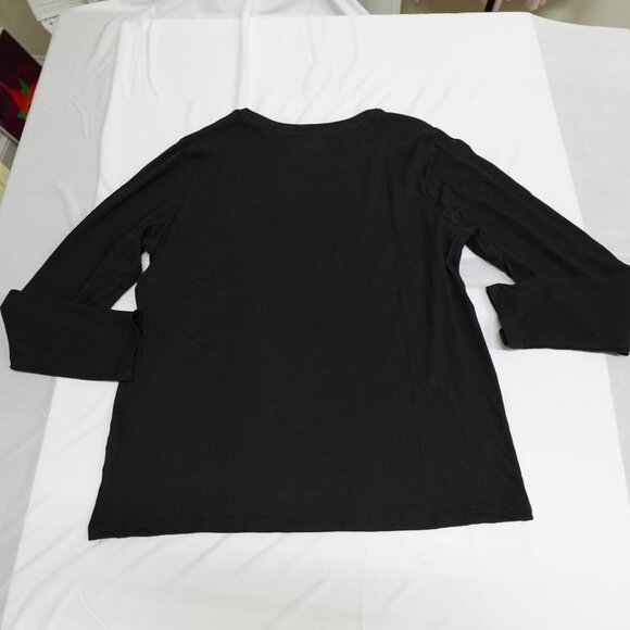 Womens Halloween LARGE Shirt Boo-Jee Ghost w/Stanley Cup Long Sleeve Graphic Tee - Picture 3 of 9